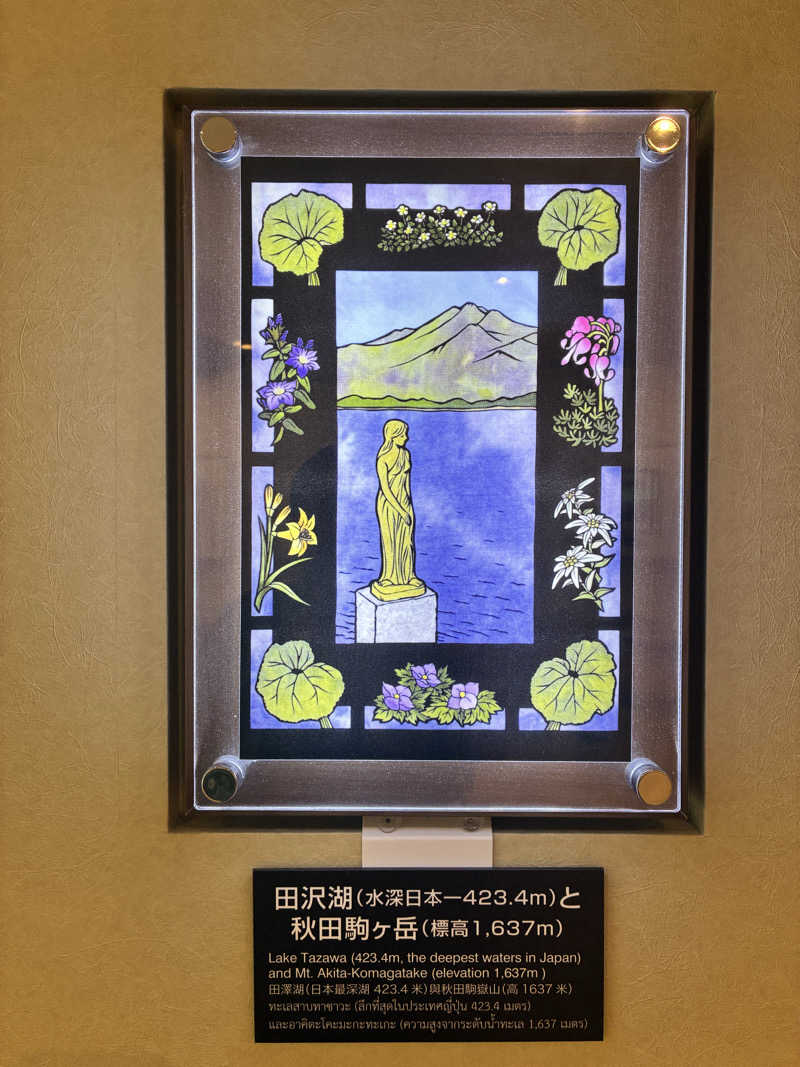 まんじうさんの田沢湖水沢温泉郷 セルリアンリゾートAONIのサ活写真