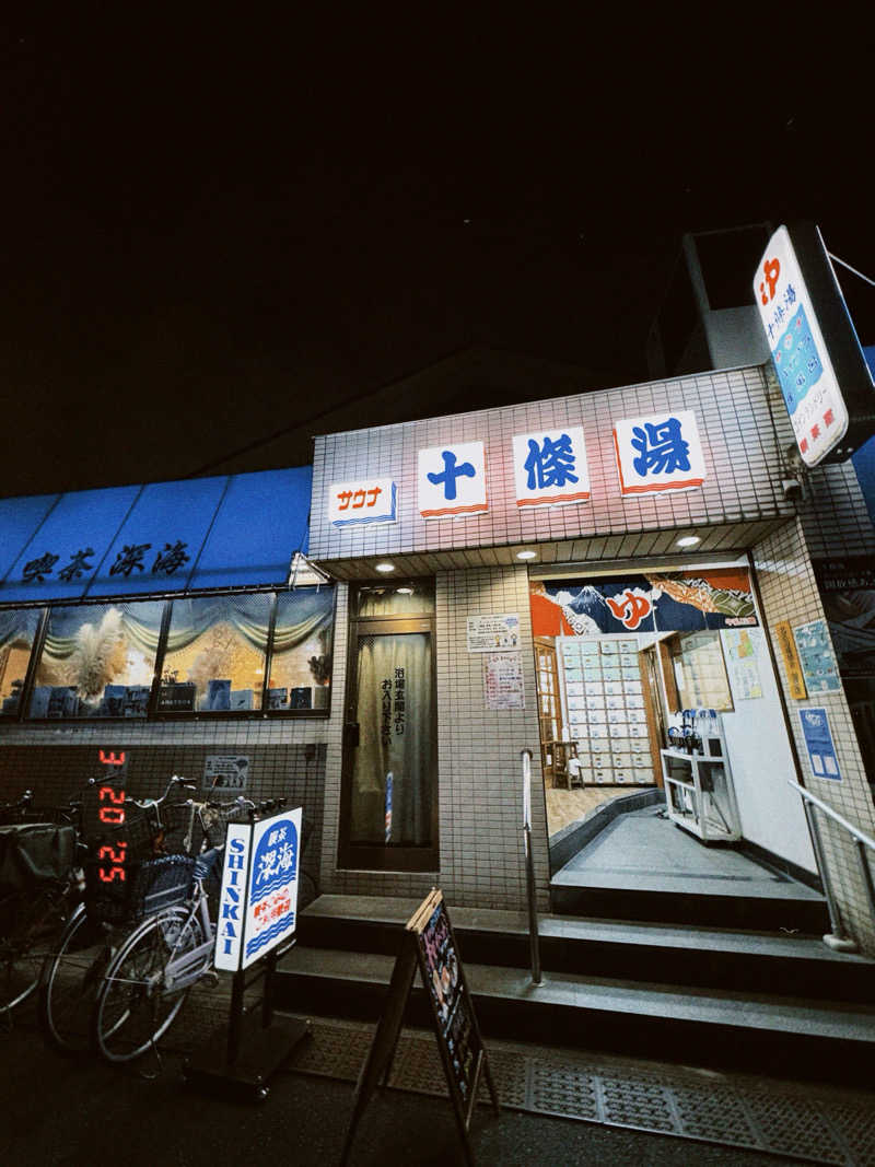 かどさんの十條湯のサ活写真