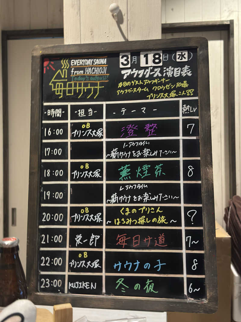 かどさんの毎日サウナ 八王子店のサ活写真