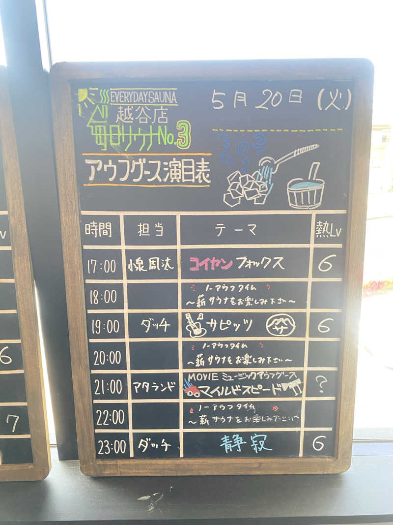 大福もちさんの毎日サウナ 越谷店のサ活写真
