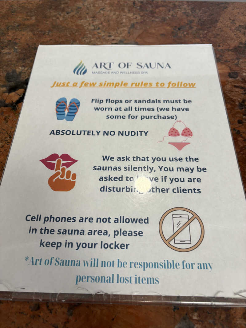 働かない生物さんのArt of Sauna and Spaのサ活写真