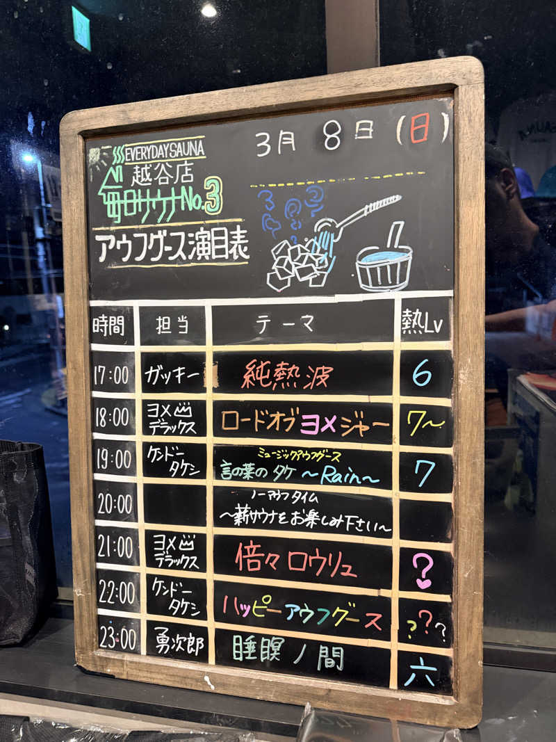 SOSHI 🌊🏄🏽🌊さんの毎日サウナ 越谷店のサ活写真