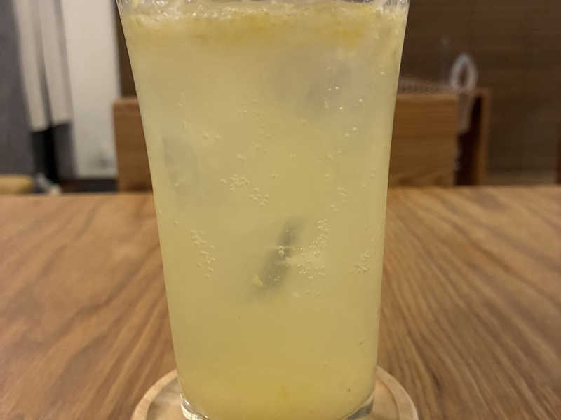 自家製レモンスカッシュ