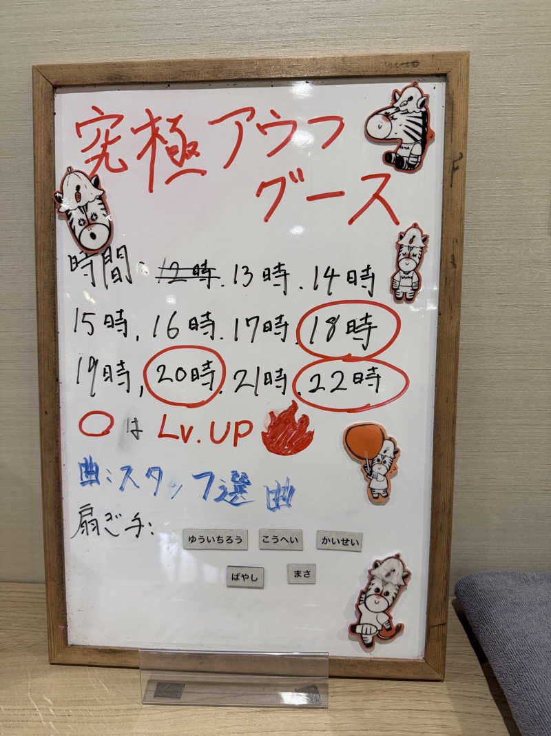 ととのったーさんの朝霞サウナ 和(なごみ)のサ活写真