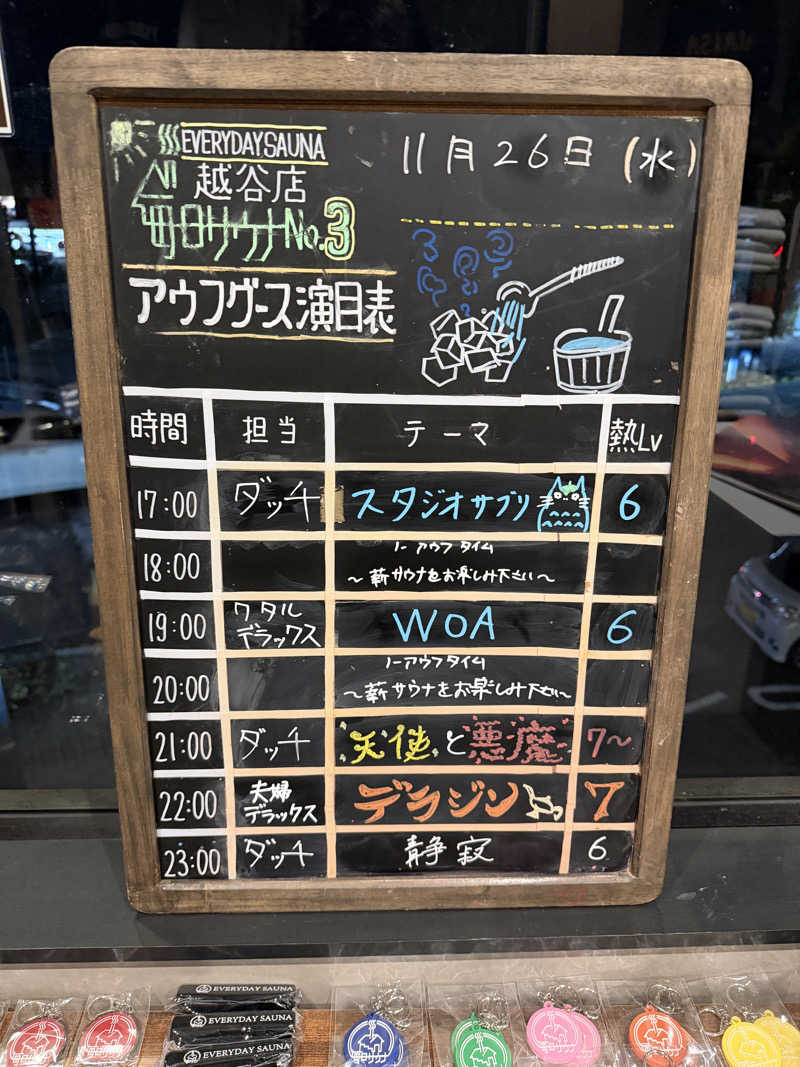 ととのったーさんの毎日サウナ 越谷店のサ活写真