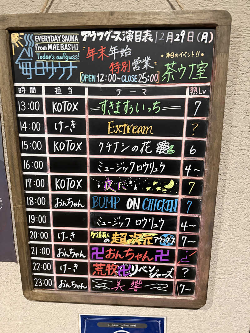 よんぴょさんの毎日サウナ 前橋本店のサ活写真