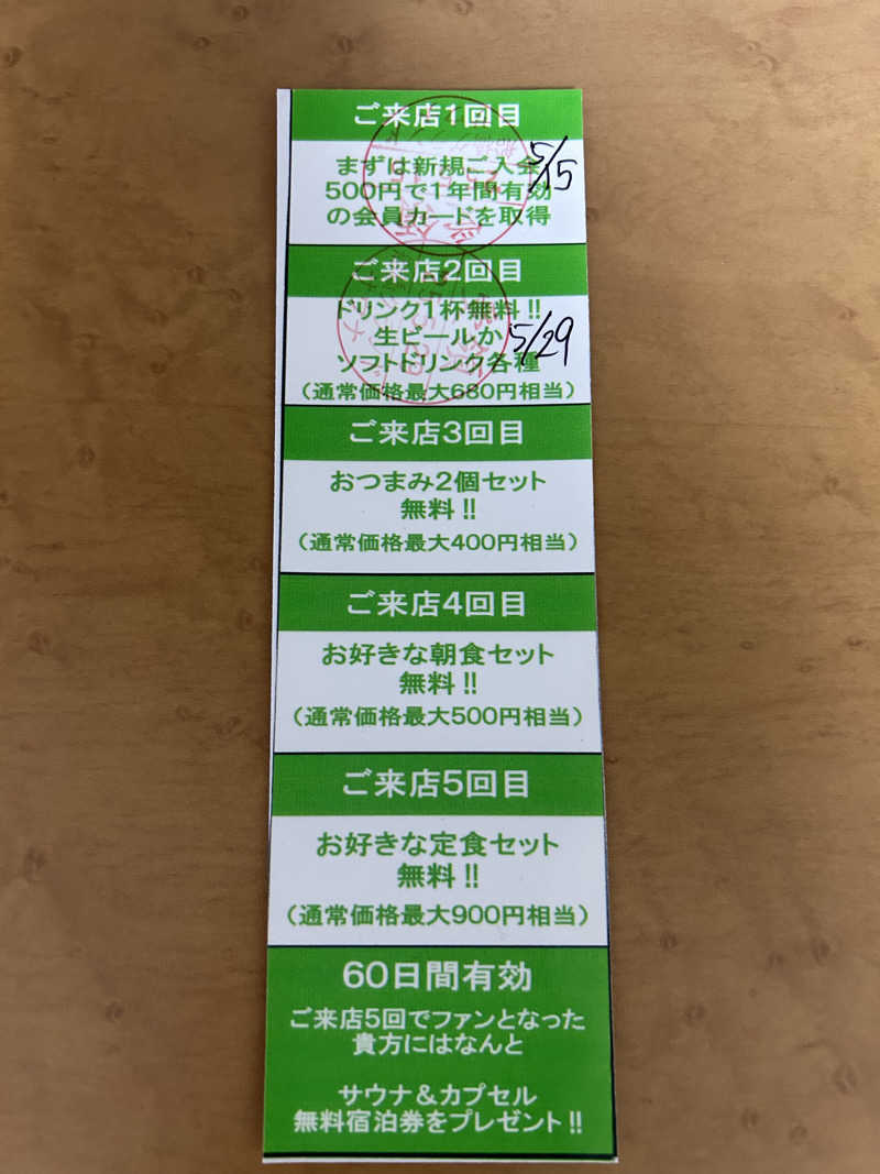 玄米さんの船橋グランドサウナ&カプセルホテルのサ活写真
