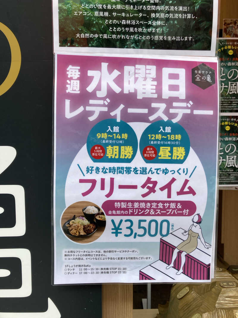ケロケロさんの生姜サウナ「金の亀」のサ活写真