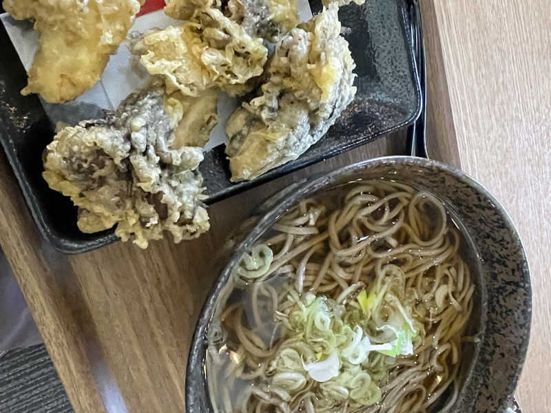 舞茸天そば