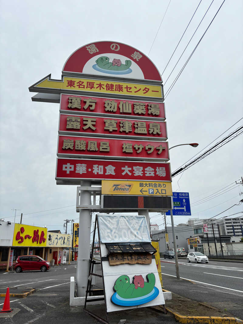 青髭とヒナさんの湯の泉 東名厚木健康センターのサ活写真