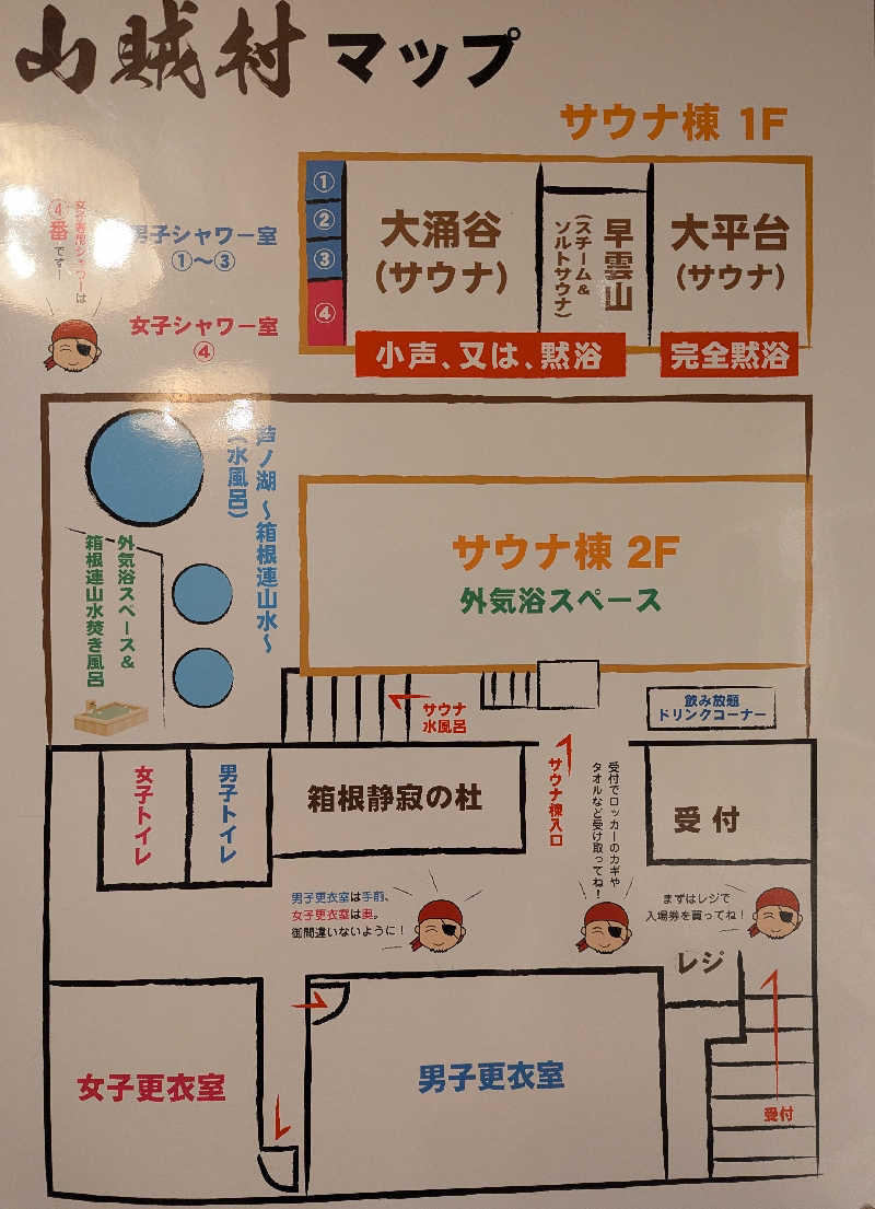 銭湯贔屓さんの山賊サウナのサ活写真