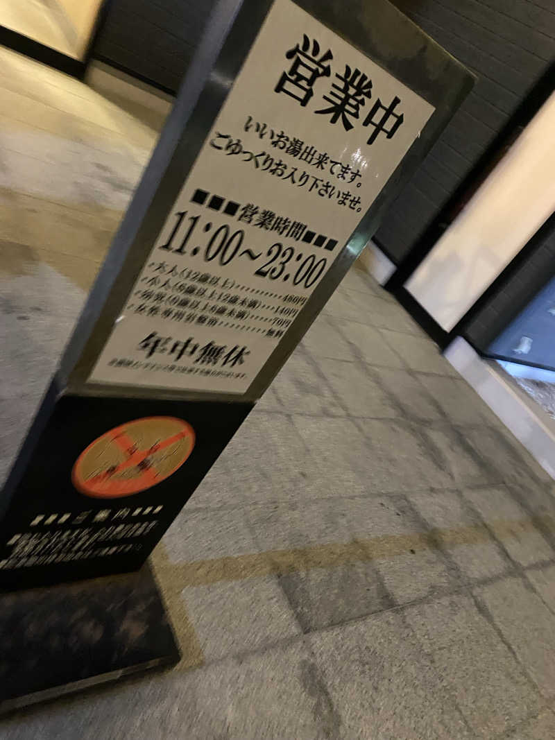 匿名サウナーさんの函館乃木温泉なごみのサ活写真