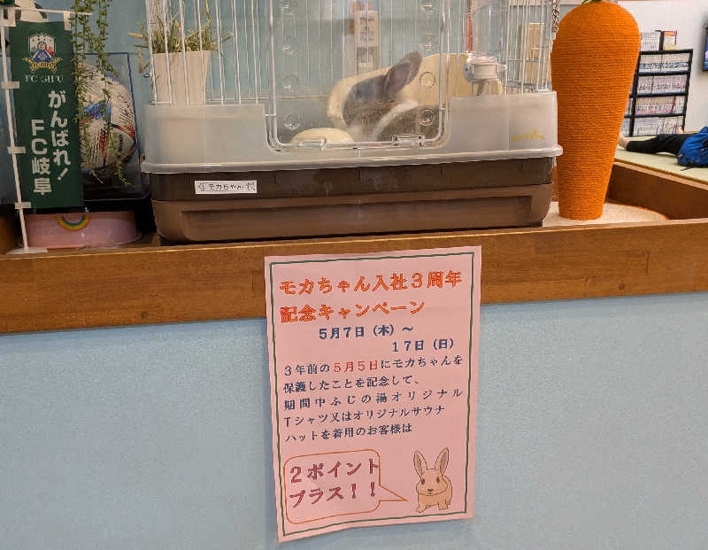 寝床にとろろさんのアクアリゾート 岐阜ふじの湯のサ活写真