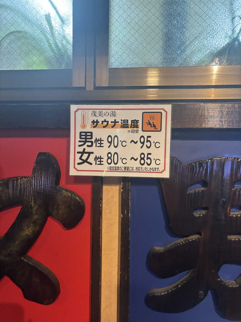 マクールさんの行田・湯本天然温泉 茂美の湯のサ活写真