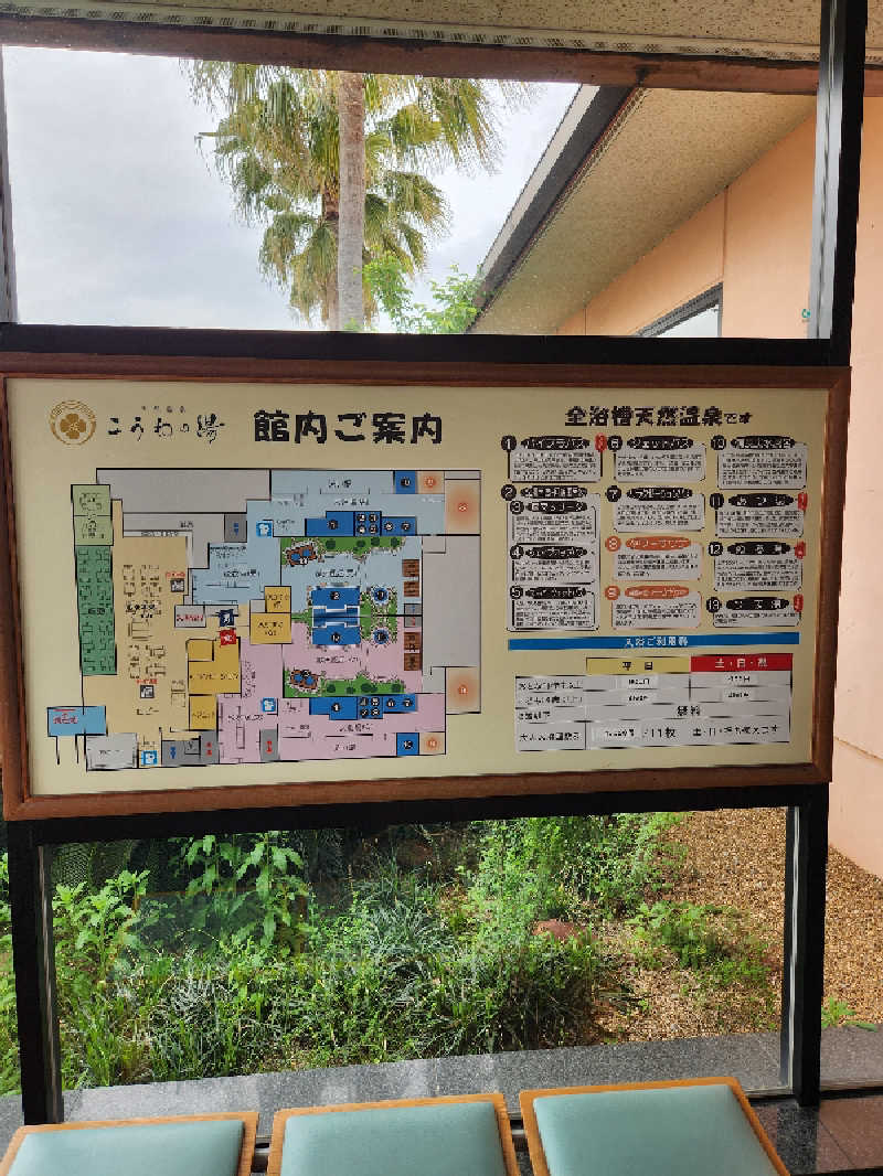 だぃさんの天然温泉 こうわの湯のサ活写真