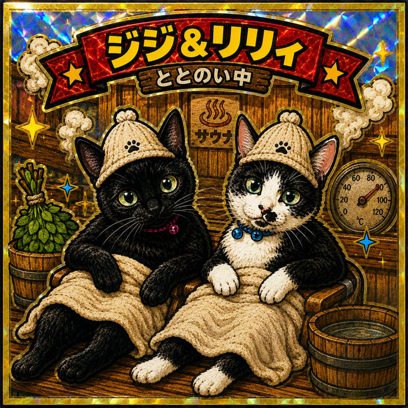 猫boyまたはブラックティーちゃん（仮名さんのサウナヘヴン草加のサ活写真