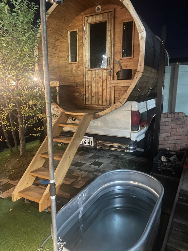 かみさんのピースフルガーデン 中田店 サウニア バレルサウナ展示場のサ活写真