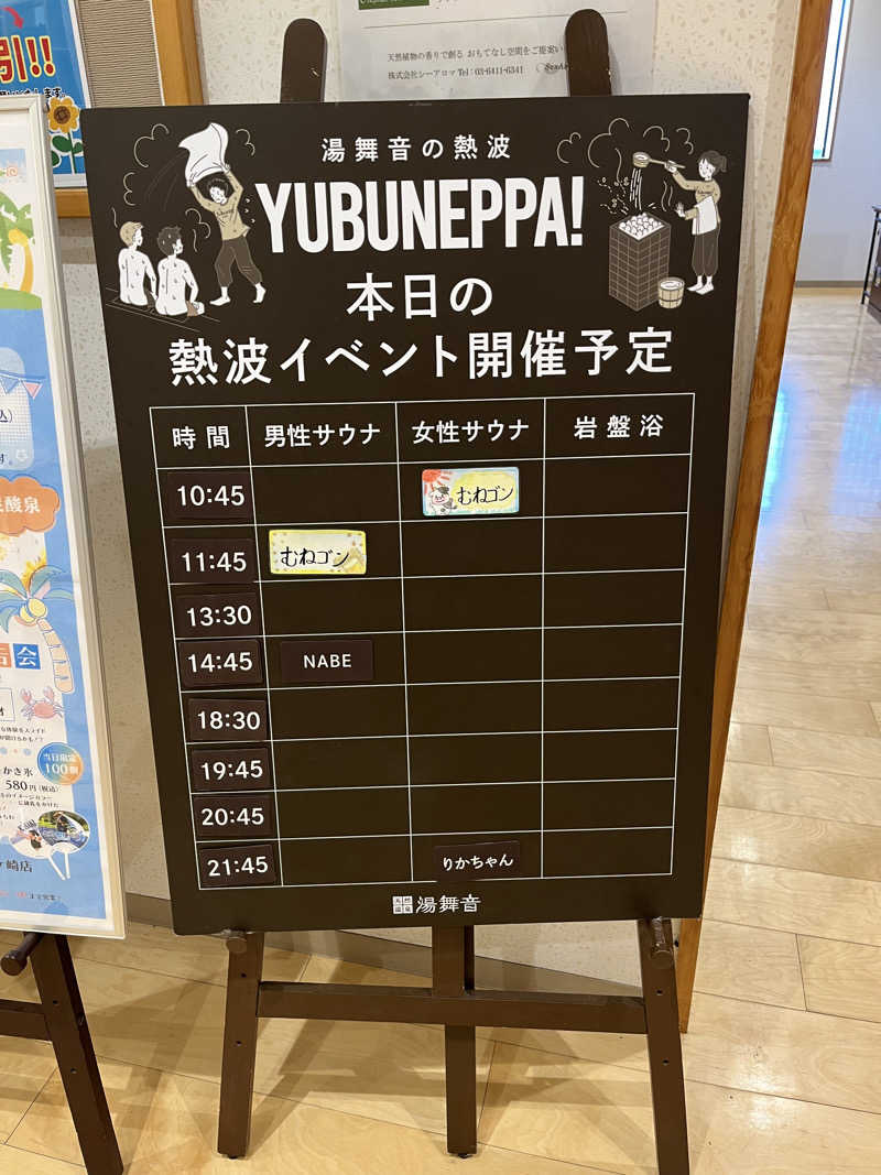 ヴェオさんの天然温泉 湯舞音 龍ケ崎店のサ活写真