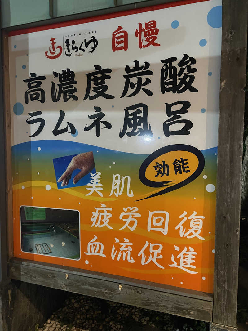 ちびのすけさんのきらくゆ 和歌山店のサ活写真