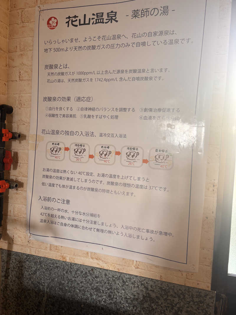 Keiさんの花山温泉 薬師の湯のサ活写真