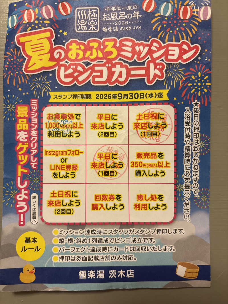Keiさんの極楽湯 茨木店のサ活写真