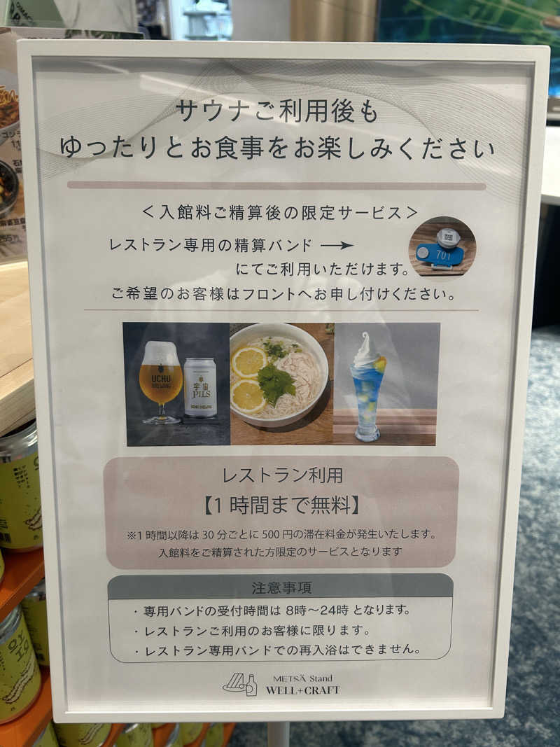 yukiyukiさんのサウナメッツァ 大井町トラックスのサ活写真