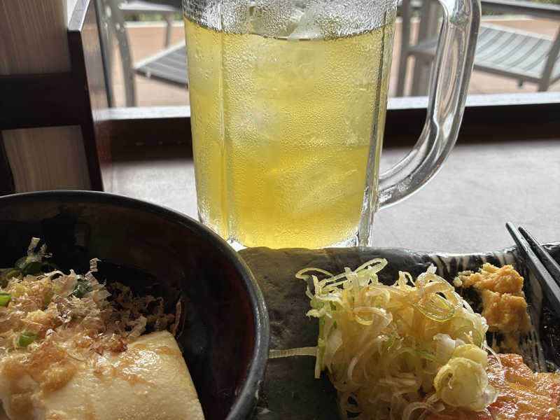 緑茶ハイ大ジョッキ