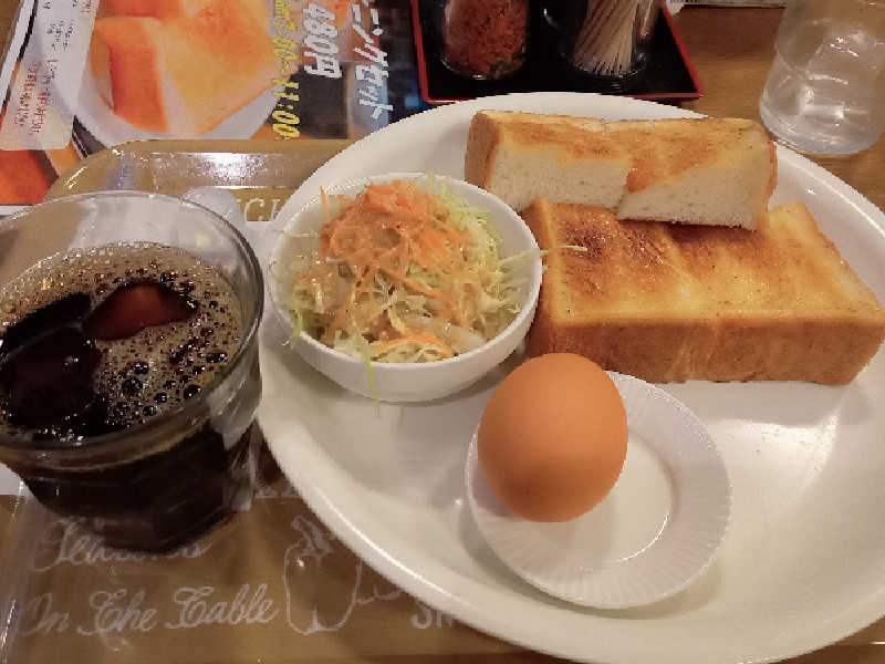 モーニングセット : なにわ健康ランド 湯〜トピア（東大阪市）のサウナ