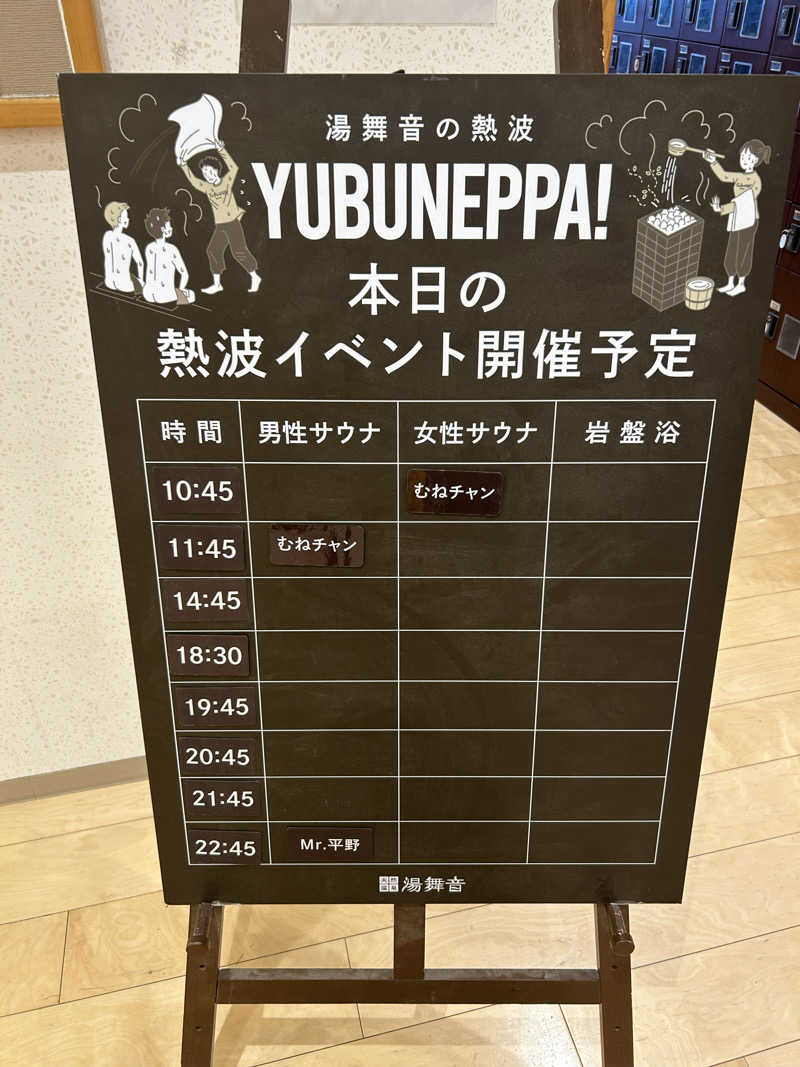 ♨️めぐ♨️さんの天然温泉 湯舞音 龍ケ崎店のサ活写真