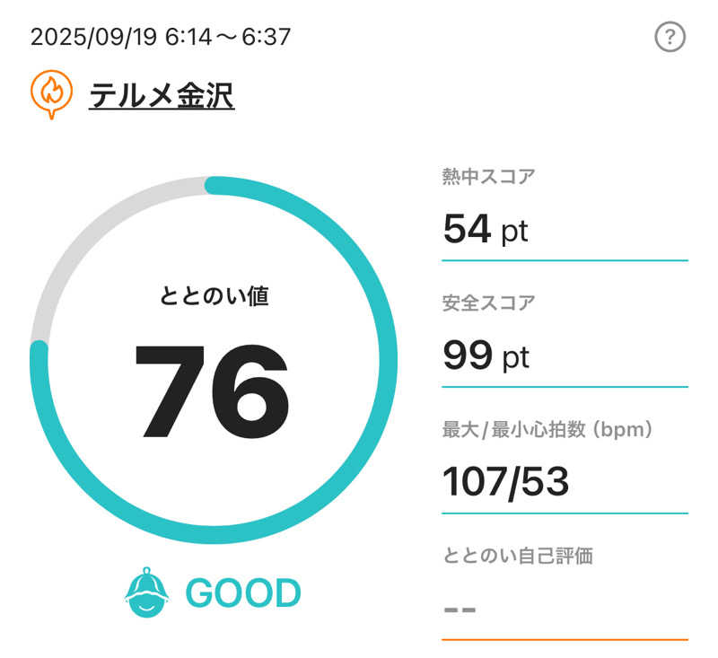 37TOOさんの天然温泉リラックスパーク テルメ金沢のサ活写真