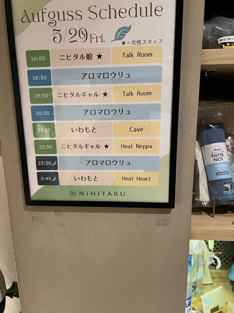 さうにゃんば^._.^さんのsauna&bath NiHITARUのサ活写真