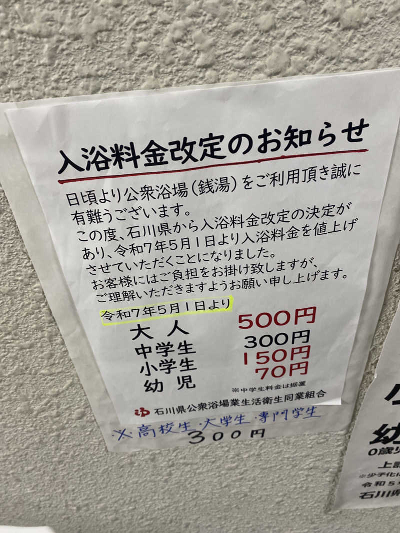 こーじさんの石引温泉 亀の湯のサ活写真