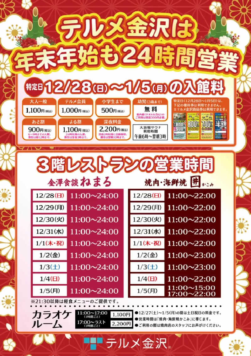 こーじさんの天然温泉リラックスパーク テルメ金沢のサ活写真