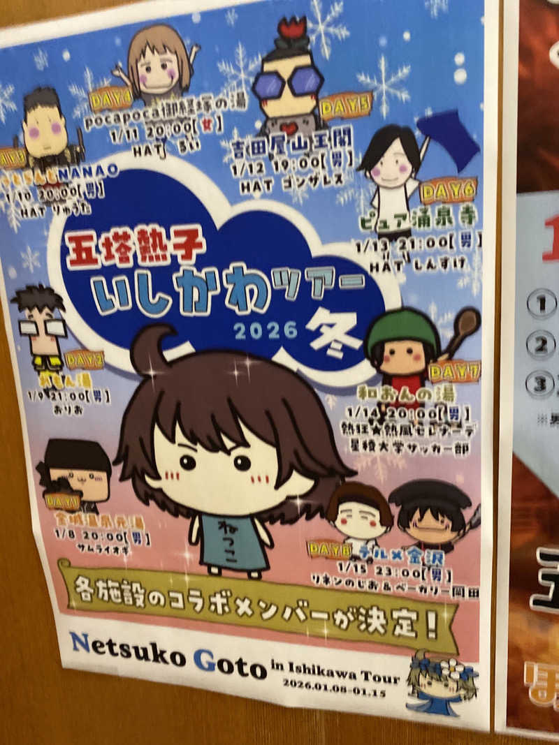 こーじさんのほっとらんどNANAOのサ活写真