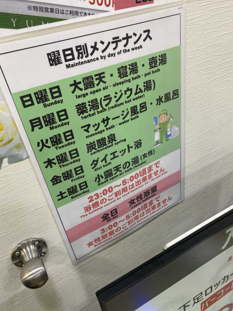 こーじさんの金沢ゆめのゆのサ活写真