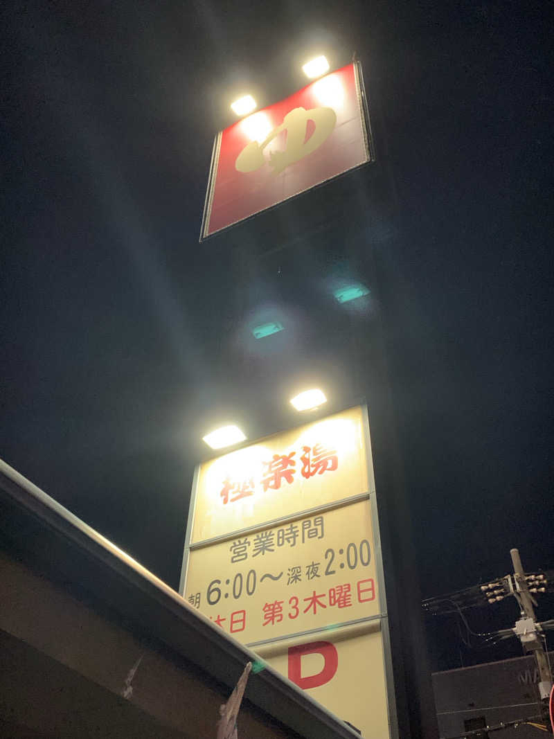 べりこさんの極楽湯東大阪店のサ活写真