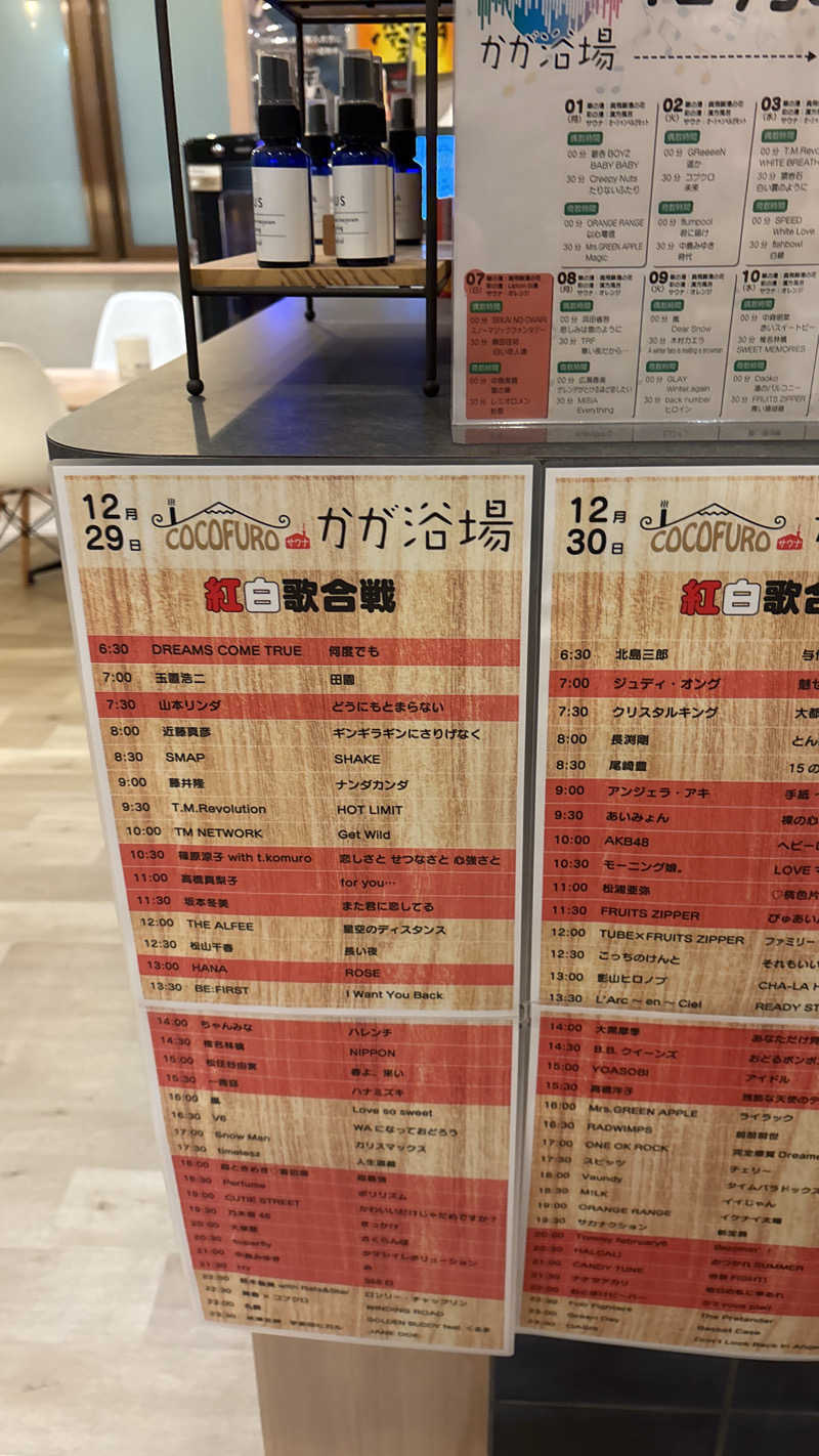 TatooHaterさんのCOCOFURO かが浴場のサ活写真