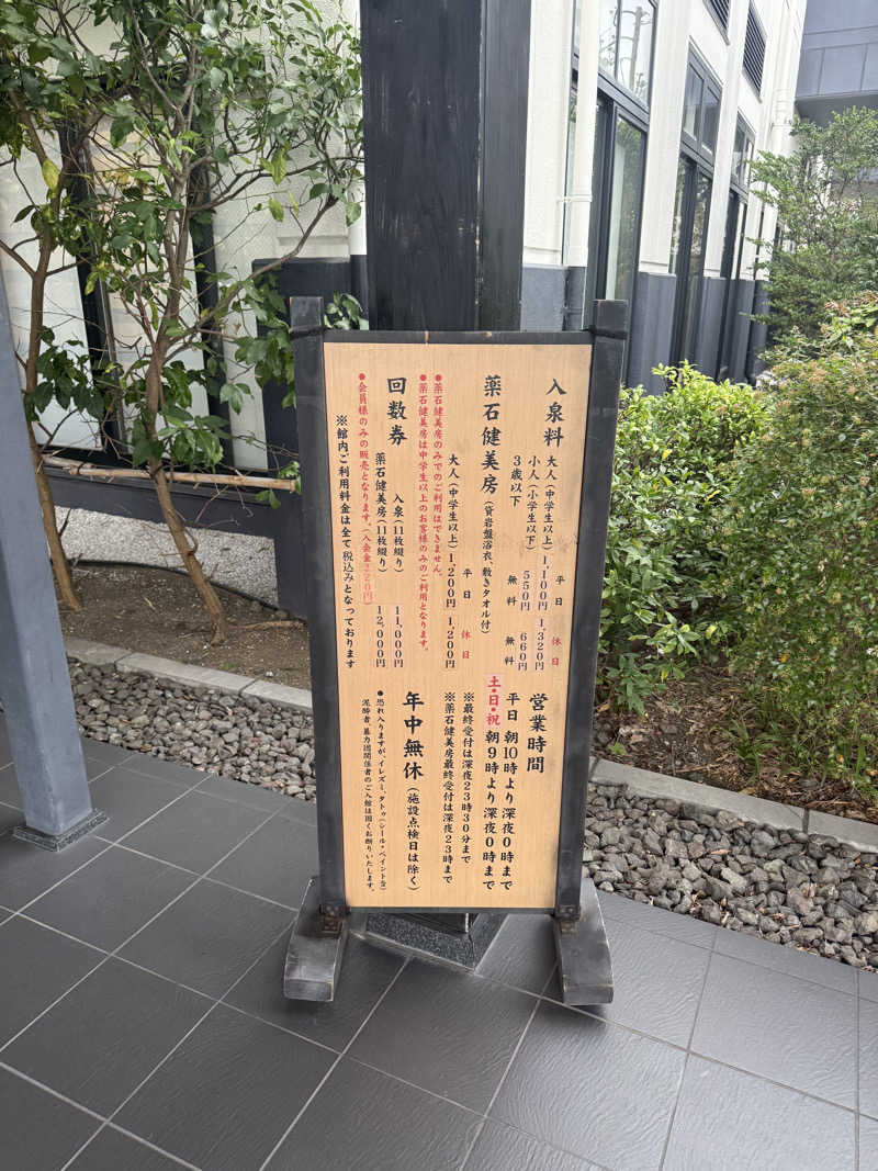 こうじさんの東静岡 天然温泉 柚木の郷のサ活写真