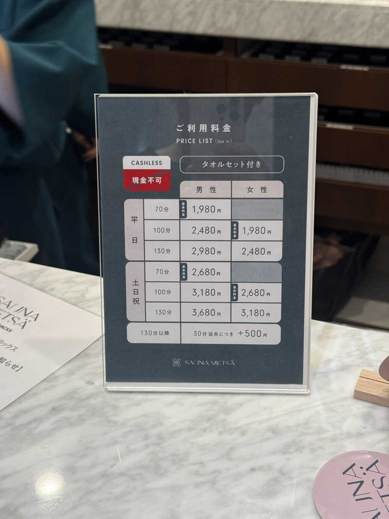 こうじさんのサウナメッツァ 大井町トラックスのサ活写真