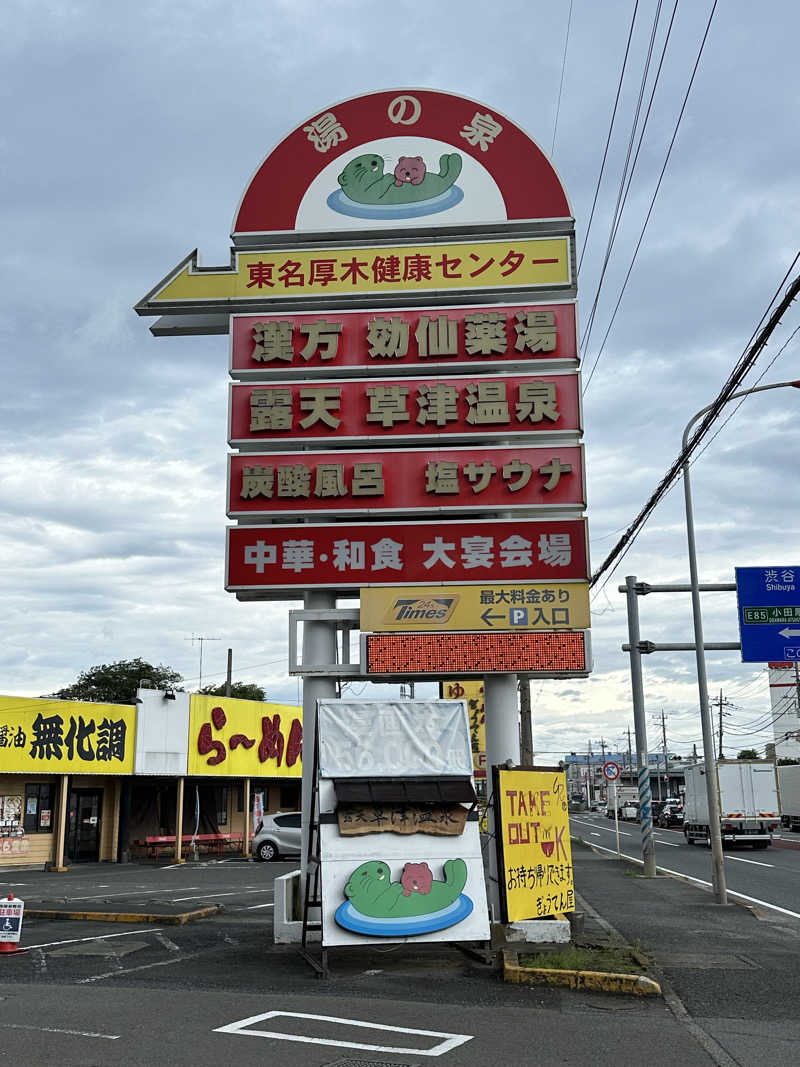 Bajiroちゃん〜令和のスナフキン〜さんの湯の泉 東名厚木健康センターのサ活写真