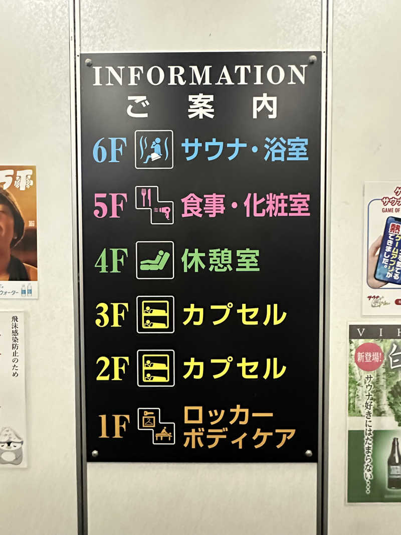 Bajiroちゃん〜令和のスナフキン〜さんのサウナセンター鶯谷本店のサ活写真