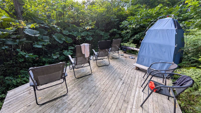 荒木智博さんの風の谷キャンプ場のサ活写真