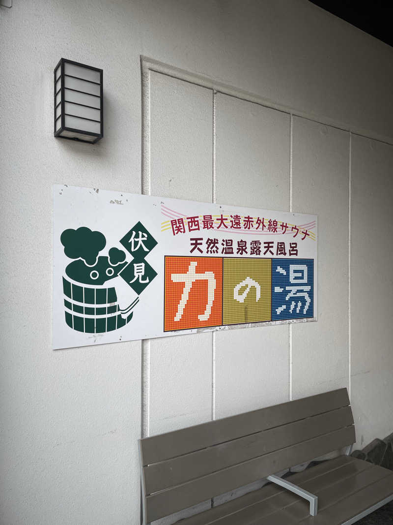 サはまりさんさんの伏見力の湯のサ活写真