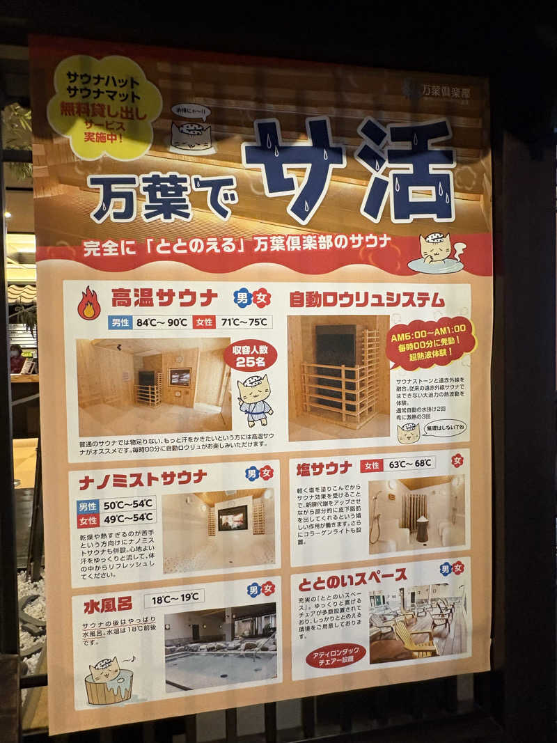 ソラマメさんの神戸ハーバーランド温泉 万葉倶楽部のサ活写真