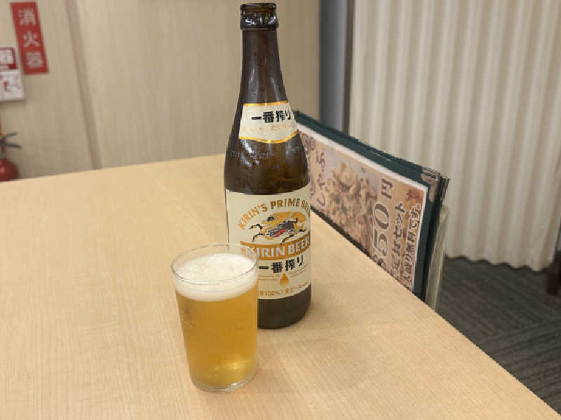 瓶ビール（一番搾り）