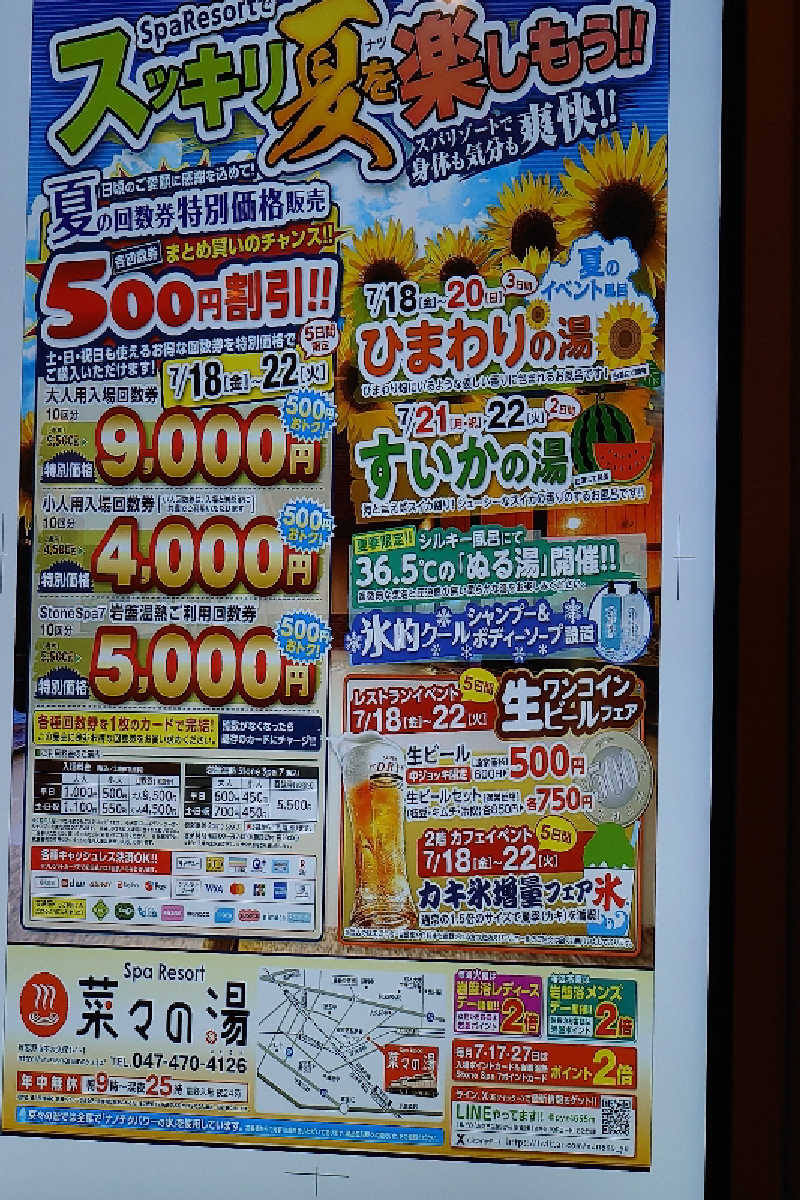 T氏 54さんのSpa Resort 菜々の湯のサ活写真