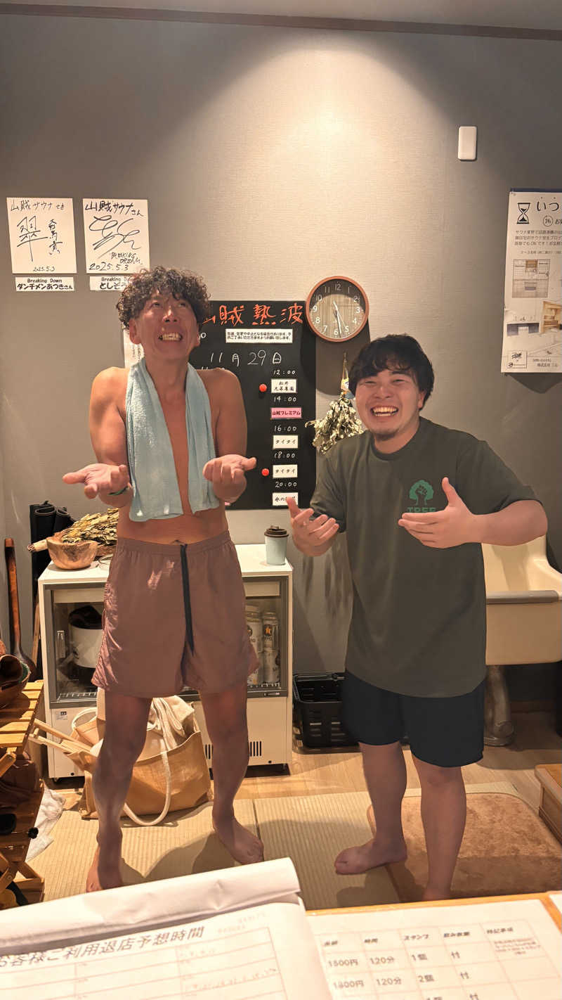 おかやんさんの山賊サウナのサ活写真