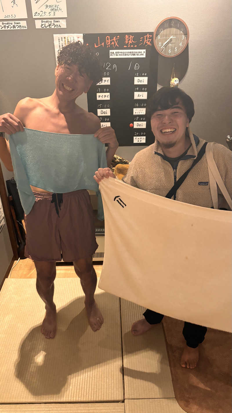 おかやんさんの山賊サウナのサ活写真