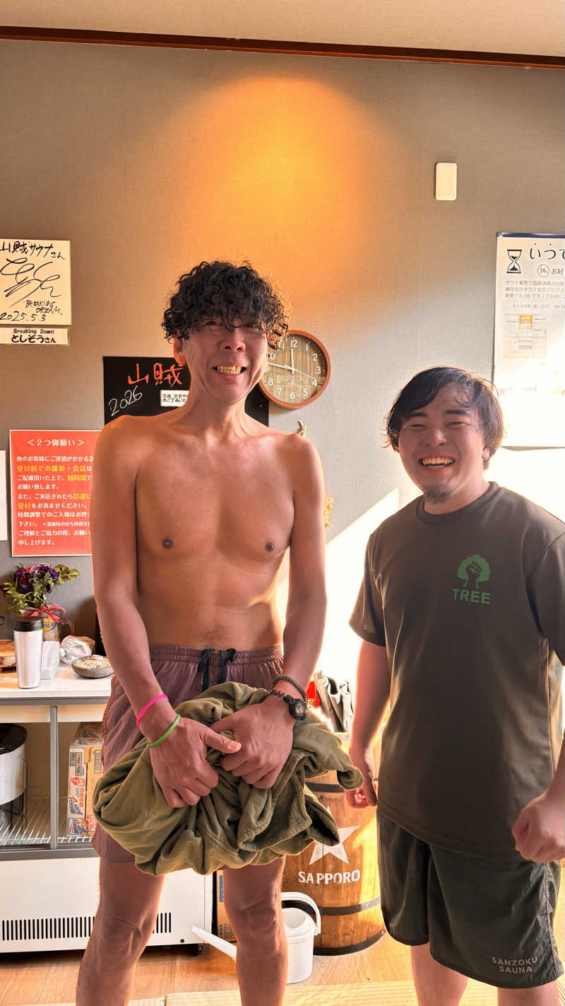 おかやんさんの山賊サウナのサ活写真