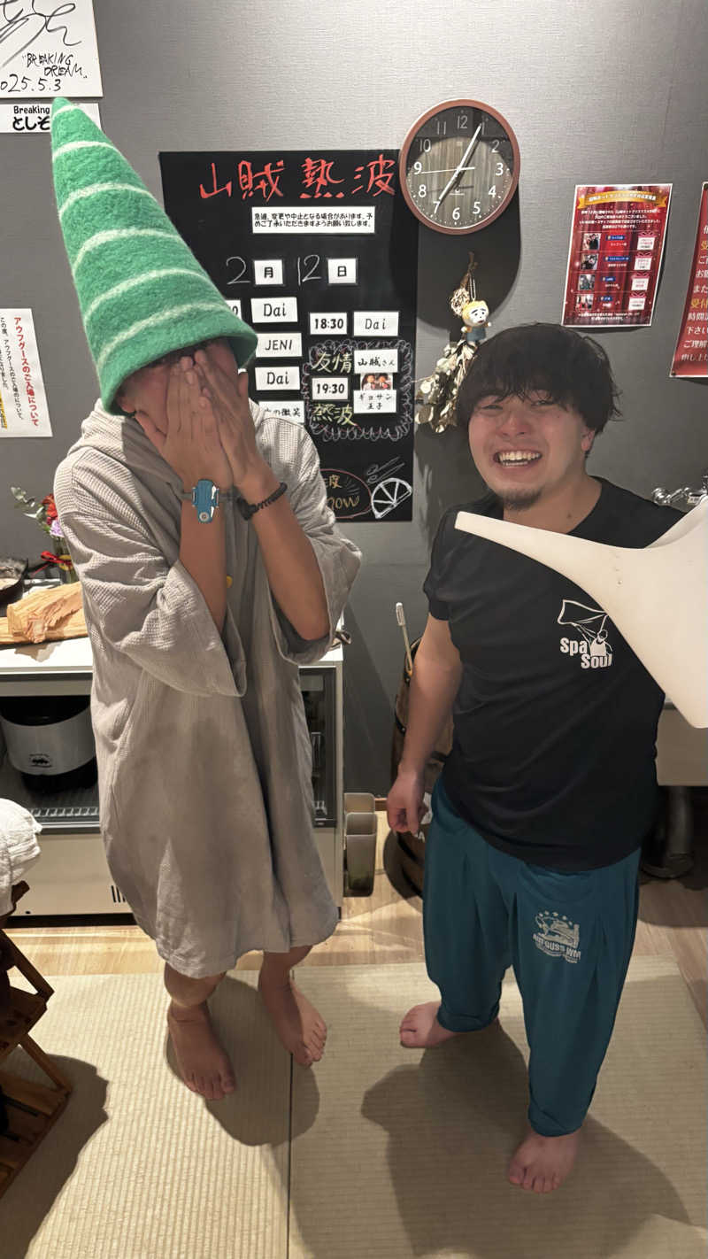 おかやんさんの山賊サウナのサ活写真